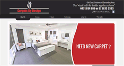 Desktop Screenshot of carpetsbydesign.com.au